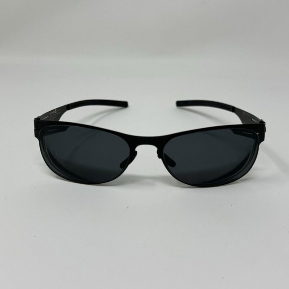 Ic! Berlin Cislaweng Matte Black Eyeglasses Frame 56 [] 19 - 145 Germany - Picture 1 of 16